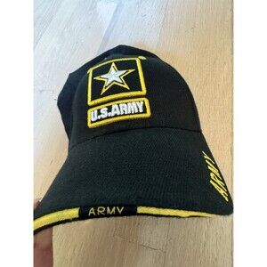 Mitchell Profitt U.S. Army Baseball Cap Hat Adjustable Hook & Loop Black
